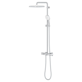 Sprchový systém Grohe Tempesta Cube System s vaňovým termostatom chróm 26975001