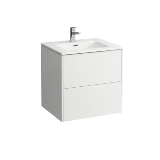 Kúpeľňová skrinka s umývadlom Laufen Base 60x61x50 cm biela lesk H8649602611041