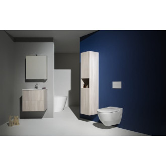 Kúpeľňová skrinka s umývadlom Laufen Base 60x61x50 cm biela lesk H8649602611041