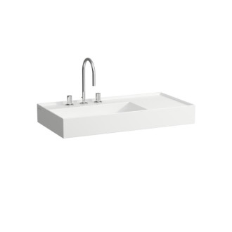 Umývadlo Laufen Kartell by Laufen 90x46 cm tri otvory pre batériu H8103380001581