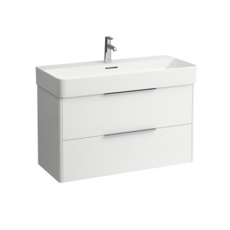 Kúpeľňová skrinka pod umývadlo Laufen Base 93x52,5x39 cm tmavý brest H4024121102631