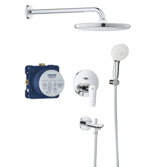 Sprchový systém Grohe BauEdge vrátane podomietkového telesa chróm 25291000