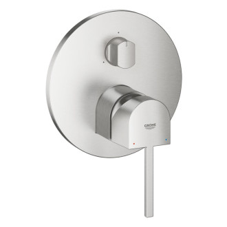 Vaňová batéria Grohe Plus bez podomietkového telesa supersteel 24093DC3