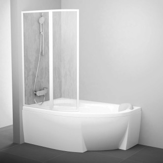 Vaňová zástena Ravak Supernova 150x140 cm biela 76L7010041