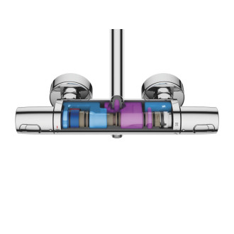 Sprchový systém Grohe Euphoria na stenu s termostatickou batériou chróm 26723000