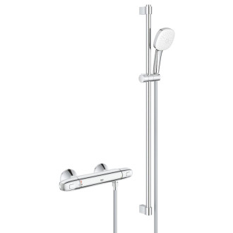 Sprchová batéria Grohe Grohtherm 1000 New so sprchovým setom chróm 34824005