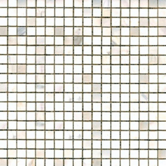Kamenná mozaika Premium Mosaic Stone biela 30x30 cm leštená STMOS15WHP