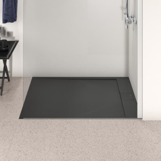 Sprchová vanička obdĺžniková Ideal Standard Ultra Flat S I.life 120x90 cm liaty mramor čierna T5221FV