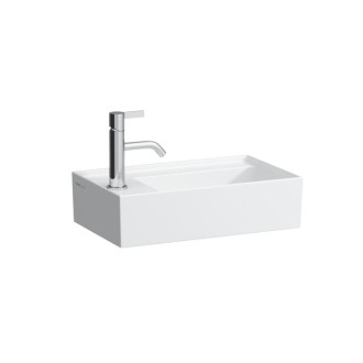 Umývadlo Laufen Kartell By Laufen 46x28 cm otvor pre batériu, bez prepadu H8153354001111