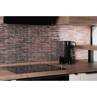 Sklenená mozaika Premium Mosaic bronze 30x30 cm lesk MOSMIXBRONZE