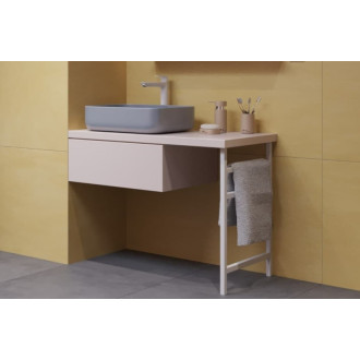 Kúpeľňová skrinka pod umývadlo Naturel Ratio 90x50x71, 6 cm kašmír mat TIMESET90KASMIR