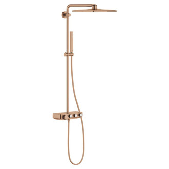 Sprchový systém Grohe Euphoria SmartControl na stenu s termostatickou batériou kartáčovaný Warm Sunset 26508DL0