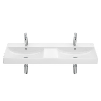 Dvojumývadlo Roca ONA 120x46 cm otvor pre batériu uprostred A32768B000