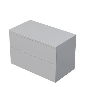 Kúpeľňová skrinka pod umývadlo na dosku Naturel Ratio 90x59,6x50 cm šedá lesk ND902Z56PU.A2736