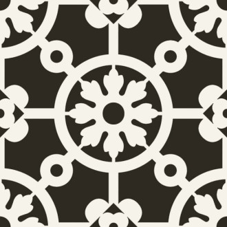 Dlažba Del Conca Paris nero 20x20 cm mat 20PR00YNA