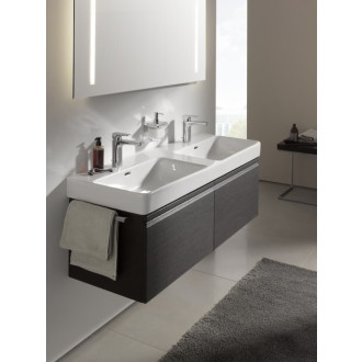 Kúpeľňová skrinka pod umývadlo Laufen Pro S 125,8x39,2x45 cm grafit H4835720964801