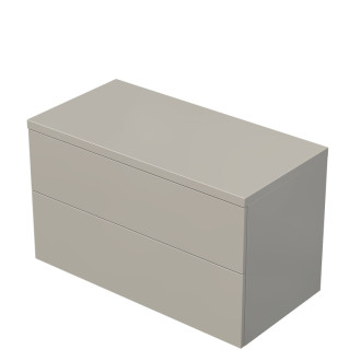 Kúpeľňová skrinka pod umývadlo na dosku Naturel Ratio 100x59,6x50 cm kašmír lesk ND1002Z56PU.A3026