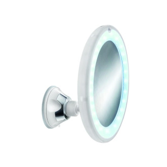 Kozmetické LED zrkadlo s prísavkou Kleine Wolke Flexy Light biela 5819114886