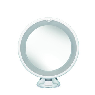 Kozmetické LED zrkadlo s prísavkou Kleine Wolke Flexy Light biela 5819114886