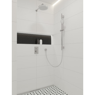 Keramická mozaika Premium Mosaic čierna 30x30 cm lesk MOS2348BK