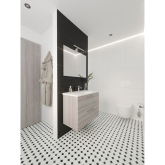 Keramická mozaika Premium Mosaic čierna 30x30 cm lesk MOS2348BK