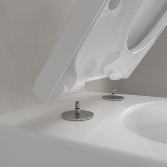 Villeroy &amp; Boch toaleta Subway 3.0, bez okraja, nástenná, s TwistFlush, White Alpin CeramicPlus; 4670T0R1