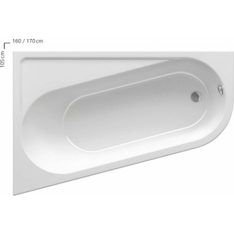 Panel k vani Ravak Chrome 170 cm akrylát CZA4100A00