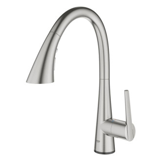 Drezová batéria Grohe Zedra Touch so senzorom supersteel 30219DC2