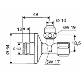 Schell COMFORT ventil 049070699