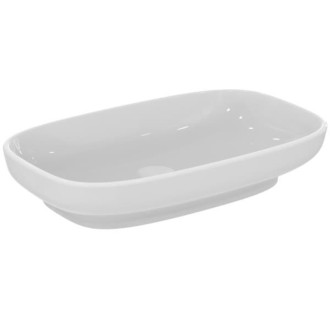 Umývadlo na dosku Ideal Standard I.life B 60x37 cm bez otvoru pre batériu, bez prepadu T508701