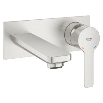 Umývadlová batéria Grohe Lineare bez podomietkového telesa supersteel 19409DC1