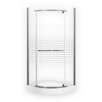 Sprchovací kút štvrťkruh 80x80 cm Roth Project N0128