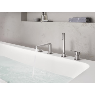 Vaňová batéria Grohe Lineare s vaňovým setom supersteel 19577DC1