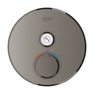 Termostat Grohe Smart Control s termostatickou batériou Brushed Hard Graphite 29118AL0