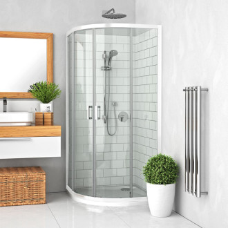 Sprchovací kút štvrťkruh 80x80 cm Roth Lega Line 555-8000000-04-02