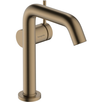 Umývadlová batéria Hansgrohe Tecturis S s clic-clacom kartáčovaný bronz 73340140