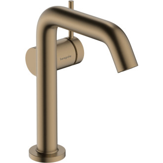 Umývadlová batéria Hansgrohe Tecturis S s clic-clacom kartáčovaný bronz 73340140