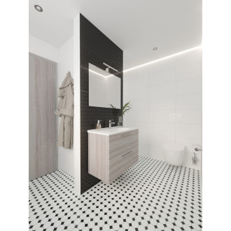 Keramická mozaika Premium Mosaic čierna 30x30 cm lesk MOS4595BK
