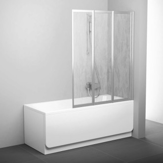 Vaňová zástena Ravak Supernova 140x100 cm satin 795P0U0041