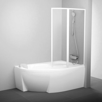 Vaňová zástena Ravak Supernova 150x140 cm biela 76P70100Z1