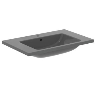 Nábytkové umývadlo Ideal Standard I.life B 81x51,5 cm glossy grey otvor pre batériu uprostred T460458