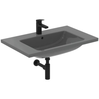 Nábytkové umývadlo Ideal Standard I.life B 81x51,5 cm glossy grey otvor pre batériu uprostred T460458