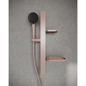 Sprchový set Ideal Standard Alu+ s poličkou rosé BD586RO
