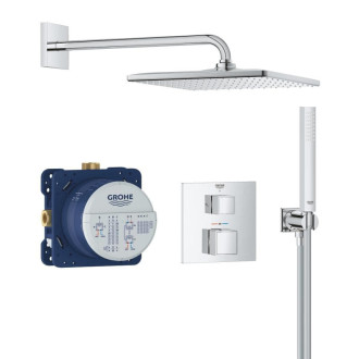 Sprchový systém Grohe Grohtherm Cube vrátane podomietkového telesa chróm 34868000
