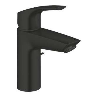 Umývadlová batéria Grohe Eurosmart s výpustou čierna matná 329262433