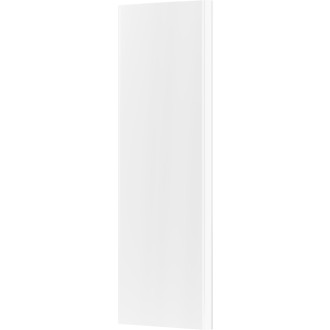 Oceľové doskové vykurovacie teleso Mexen Flat VR20S 1400 x 600 mm, spodné stredné pripojenie, 1068 W, biele - W6VR20S-140-060-00