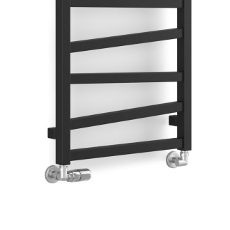 Radiátor kombinovaný House Level ZET 85,8 x50 cm matná čierna HLZE085050S905B