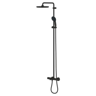 Sprchový systém Grohe Tempesta System s vaňovým termostatom čierna matná 266722431