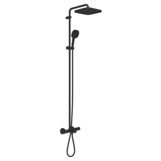 Sprchový systém Grohe Vitalio Comfort s vaňovým termostatom čierna matná 269842431