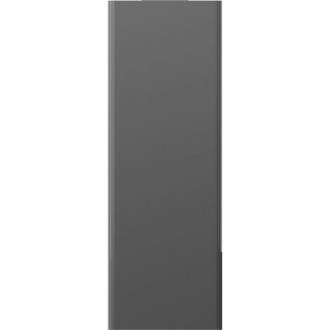 Oceľové doskové vykurovacie teleso Mexen Flat VR20S 2000 x 500 mm, spodné stredné pripojenie, 1181 W, antracit - W6VR20S-200-050-66